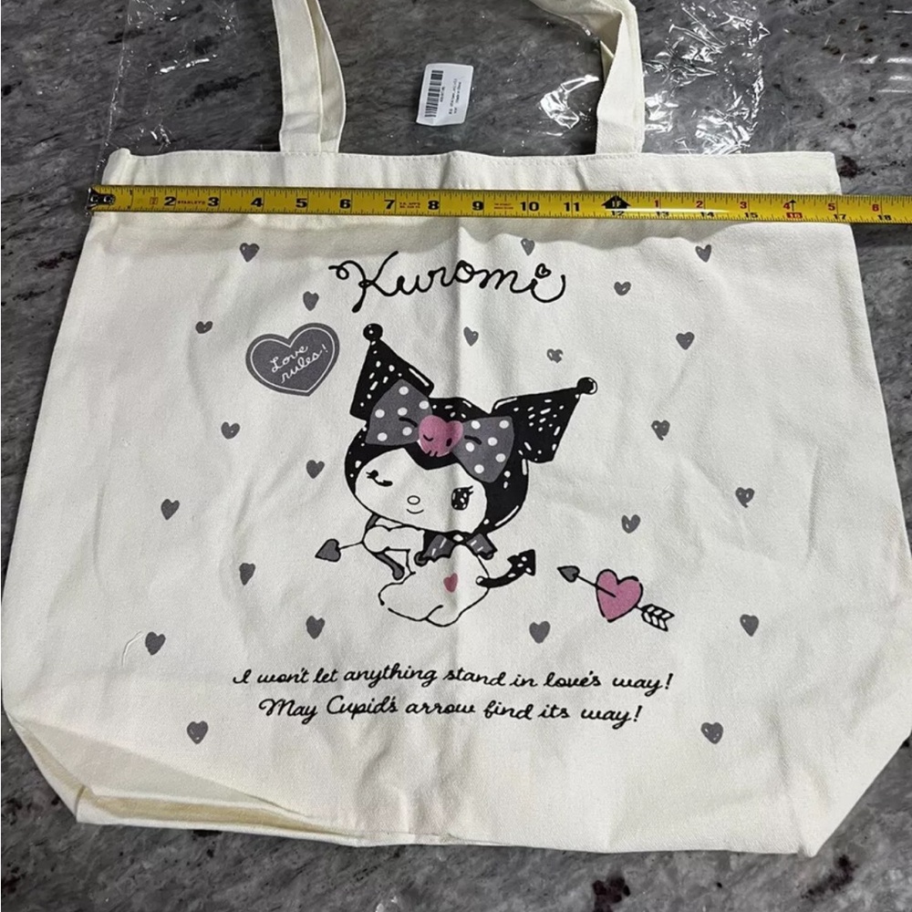 Kuromi Sanrio Tote Bag Purse Handbag Cute New Free Shipping - Picture 2 of 3